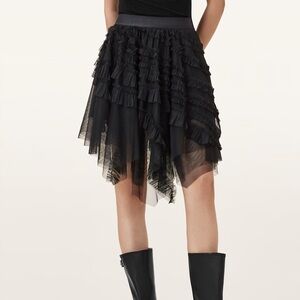 🖤 JAYDE RUFFLED TULLE MINI SKIRT